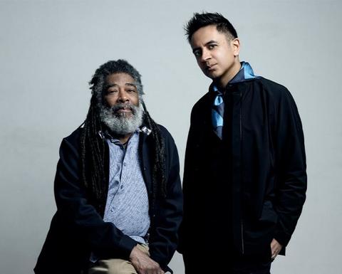 Wadada Leo Smith (left) and Vijay Iyer (right)